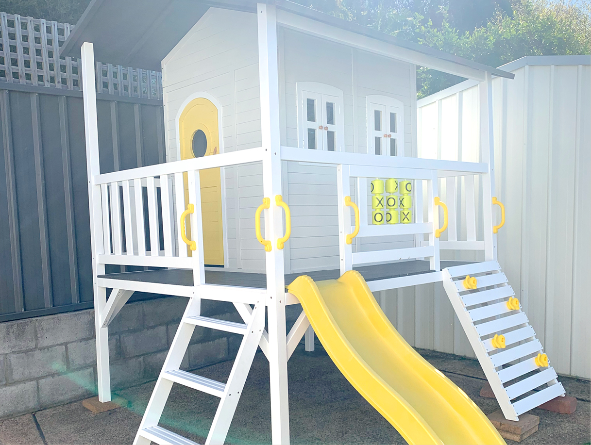 How To Makeover A Kids Cubby House